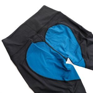 NEW Evree X Barbella Bella Box Heart Booty Leggings Jetsetter & EvreeDay Blue, M